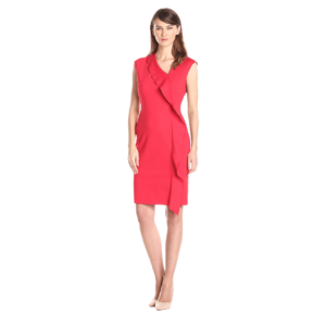 113 large default 300x300 - Asymmetrical Neck Ruffle Dress